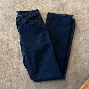 Eileen Fisher Straight Leg Dark Wash Jeans